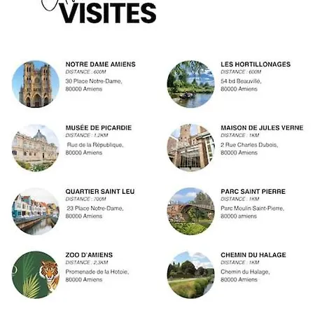 6 Proche De La Gare Et Du Centre 아파트 *